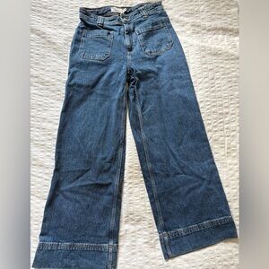 & Other Stories sailor jeans dark wash size 6